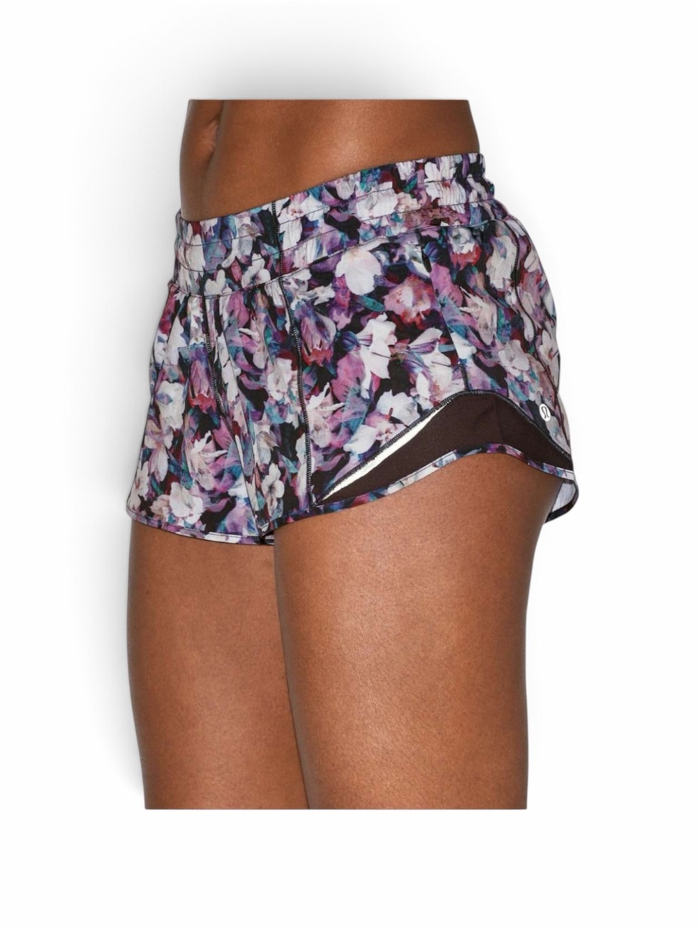 Lululemon Hotty Hot Short II 2.5” Utopia Multi Deep Phantom Floral Sz 6